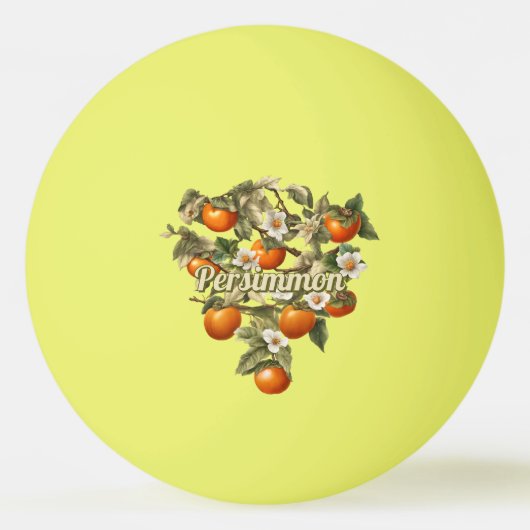 Balle De Ping Pong Persimmons (Devant)