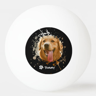 Balle De Ping Pong Personalized Custom Photo with Name  