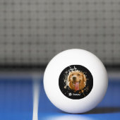Balle De Ping Pong Personalized Custom Photo with Name   (Filet)