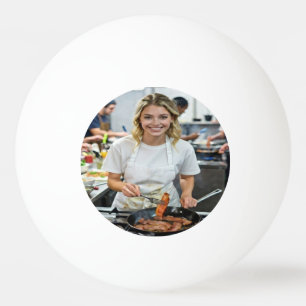 Balle De Ping Pong Personnalisation de photo de cuisson de bacon