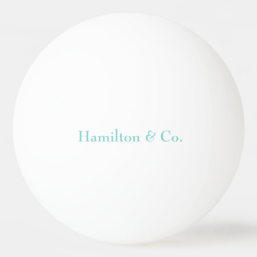 Balle De Ping Pong Personnalisé, Joli bleu (Devant)