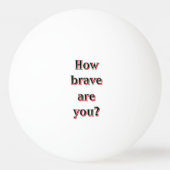 Balle De Ping Pong Personnaliser Hit Me Super Trump (Dos)