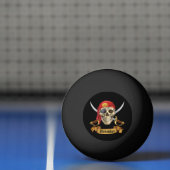 Balle De Ping Pong Personnaliser Pirate  (Filet)
