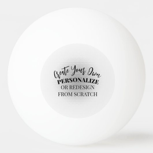 Balle De Ping Pong Personnalisez-vous (Devant)