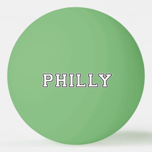 Balle De Ping Pong Philadelphie Pennsylvanie (Devant)