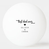 Balle De Ping Pong Photo du meilleur père moderne (Dos)