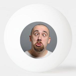 Balle De Ping Pong Photo et texte personnalisés