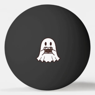 Balle De Ping Pong Photographe fantôme d'Halloween mignon