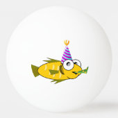 Balle De Ping Pong Pic de poisson d'anniversaire (Devant)
