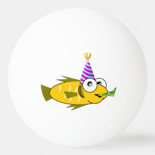 Balle De Ping Pong Pic de poisson d'anniversaire