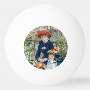 Balle De Ping Pong Pierre-Auguste Renoir - Deux sœurs sur la terrasse