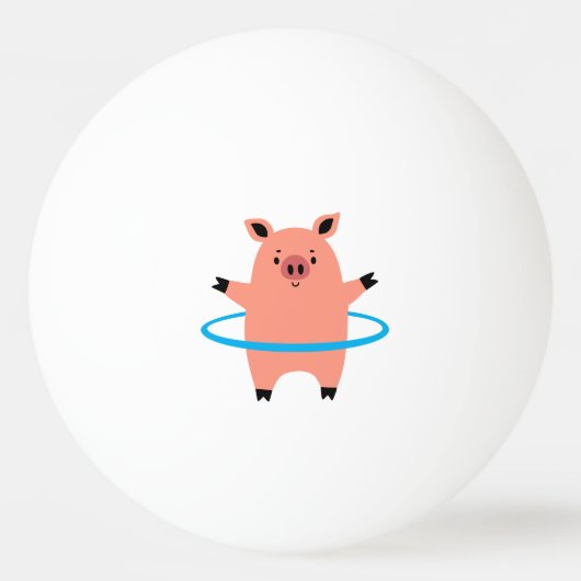 Balle De Ping Pong Pig Hula Hoop (Devant)