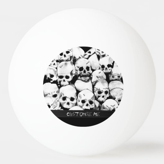 Balle De Ping Pong Pile-O-Skulls (Devant)