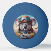 Balle De Ping Pong Pilote d'avion Koala (Dos)
