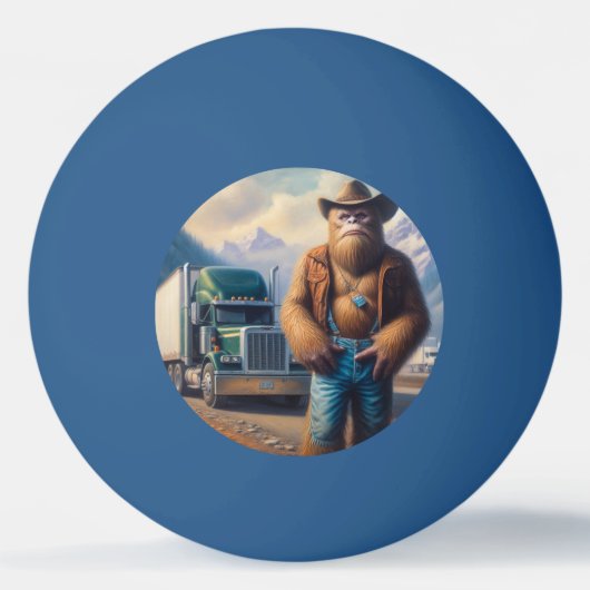 Balle De Ping Pong Pilote de camion Bigfoot (Devant)