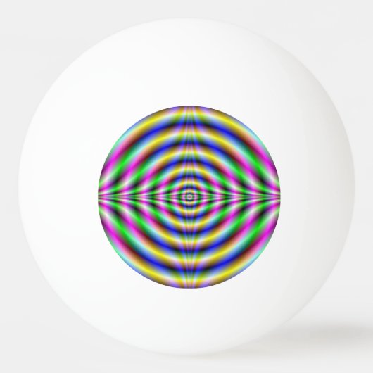 Balle De Ping Pong Ping Pong Ball Psychedelic Neon Eye (Devant)