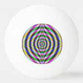 Balle De Ping Pong Ping Pong Ball Psychedelic Neon Eye (Dos)