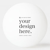 Balle De Ping Pong Ping Pong Ball Votre Conception Télécharger (Devant)