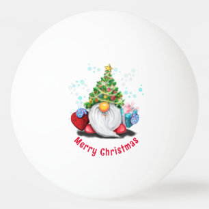 Balle De Ping Pong Ping Pong de Noël Gnome avec cadeau