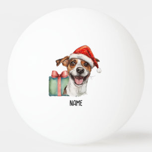 Balle De Ping Pong Ping pong Joyeux Noël avec Chien Père Noël