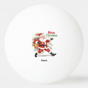 Balle De Ping Pong Ping Pong Joyeux Noël avec le Père Noël