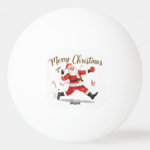 Balle De Ping Pong Ping Pong Joyeux Noël avec le Père Noël