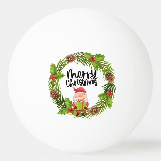 Balle De Ping Pong Ping Pong Tennis de table pour la fête de Noël (Devant)