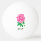 Balle De Ping Pong Pink Rose (Dos)