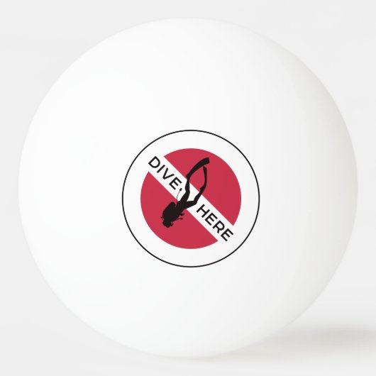 Balle De Ping Pong Piqué ici (Dos)