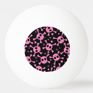 Balle De Ping Pong Pirate Skull : Girlish Hearts Motif
