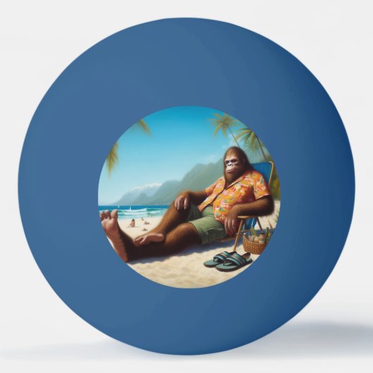 Balle De Ping Pong Plage de Bigfoot (Devant)