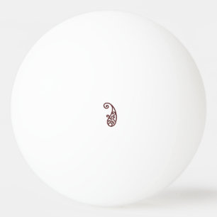 Balle De Ping Pong Point rouge