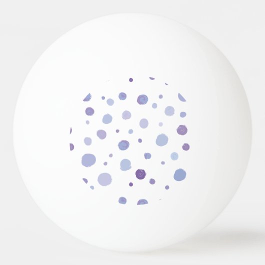 Balle De Ping Pong pois peint à la main (Dos)