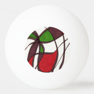 Balle De Ping Pong "Poisson volant" Boule Abstraite de ping-pong