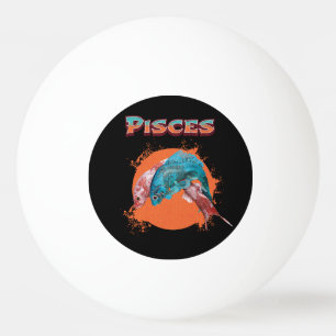 Balle De Ping Pong Poissons Zodiaque Horoscope Signe d'Eau Astrologie