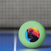 Balle De Ping Pong poivre et plastique réduits au silence (Filet)