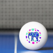 Balle De Ping Pong Polka Dot Elephant Ping Pong Ball (Filet)