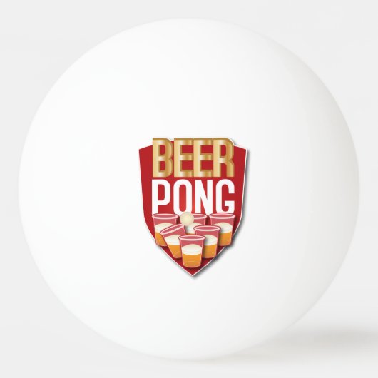 Balle De Ping Pong Pong de bière (Devant)