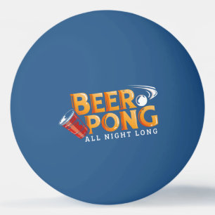 Balle De Ping Pong Pong De Bière Toute La Nuit Tout Amusant