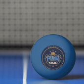 Balle De Ping Pong Pong King bleu (Filet)