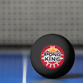 Balle De Ping Pong Pong King Red (Filet)