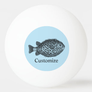 Balle De Ping Pong Porcupine Blowfish  Thunder_Cove 