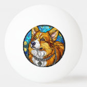 Balle De Ping Pong Portrait de chien Corgi (Dos)