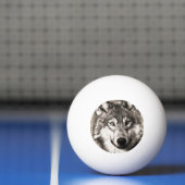 Balle De Ping Pong Portrait de loup (Filet)