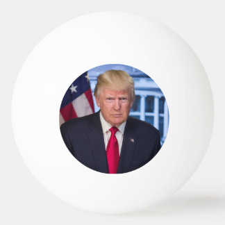 Balle De Ping Pong Portrait officiel de Donald Trump