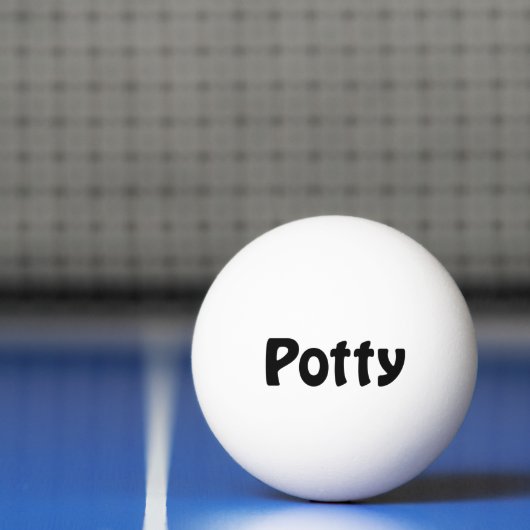 Balle De Ping Pong Potty (Filet)