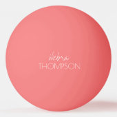 Balle De Ping Pong Pour elle un ping-pong rose (Devant)