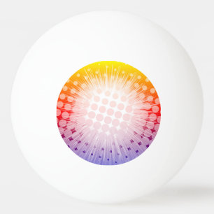 Balle De Ping Pong Pourpre d'art de bruit de superhéros