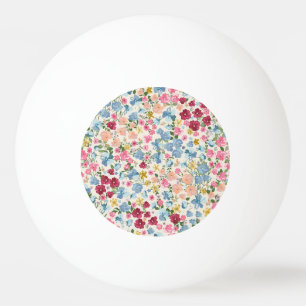 Balle De Ping Pong pré du milieu de l'été, motif plante en fleurs.