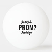 Balle De Ping Pong Proposition de Prom ou d'HOCO Idée promotionnelle  (Dos)